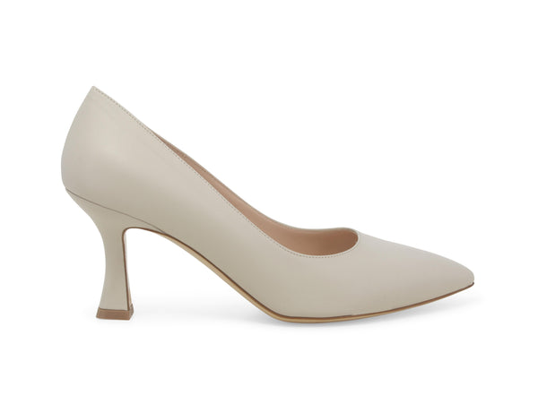 Melluso Décolleté Primavera Estate Tacco Stiletto Tomaia Pelle Beige D160ZV-247209